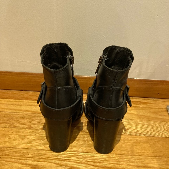 All Saints Jules Heeled Motorcycle boots - Picture 3 of 5